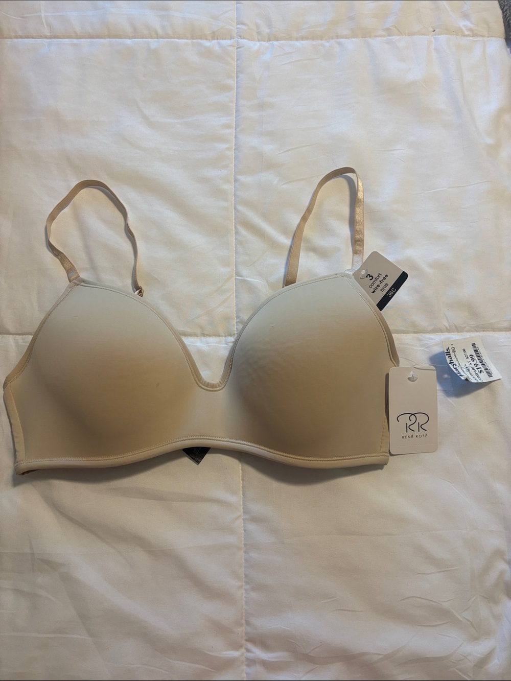 Rene Rofe Seamless Nude T-Shirt Bra - Nude